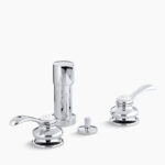 Kohler  Fairfax Vertical spray bidet faucet with lever handles K-12286-4