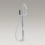 Kohler Stillness Floor-mount bath filler with handshower K-994-4